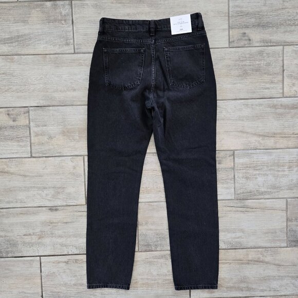 NWT Zara The Slim Rhinestone Black Studded Jeans Slim Fit 2 - Picture 4 of 10